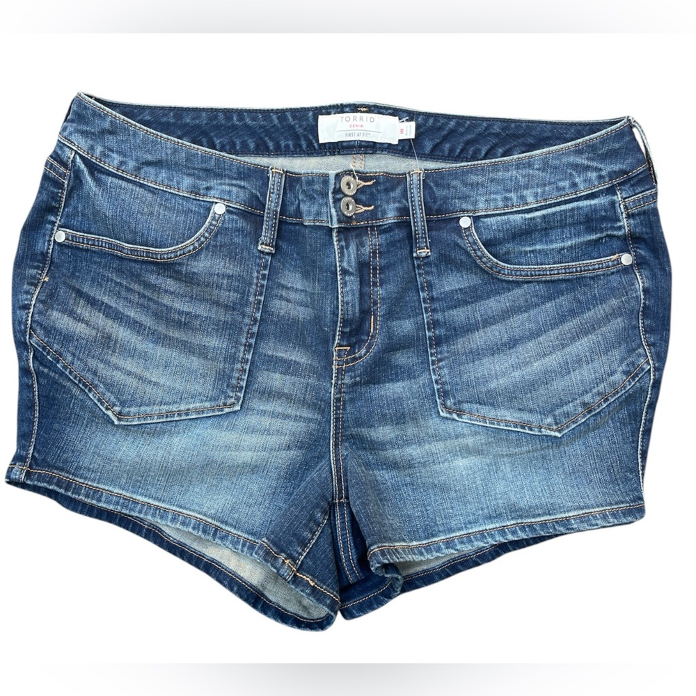 Torrid Mid Rise Western Shorts